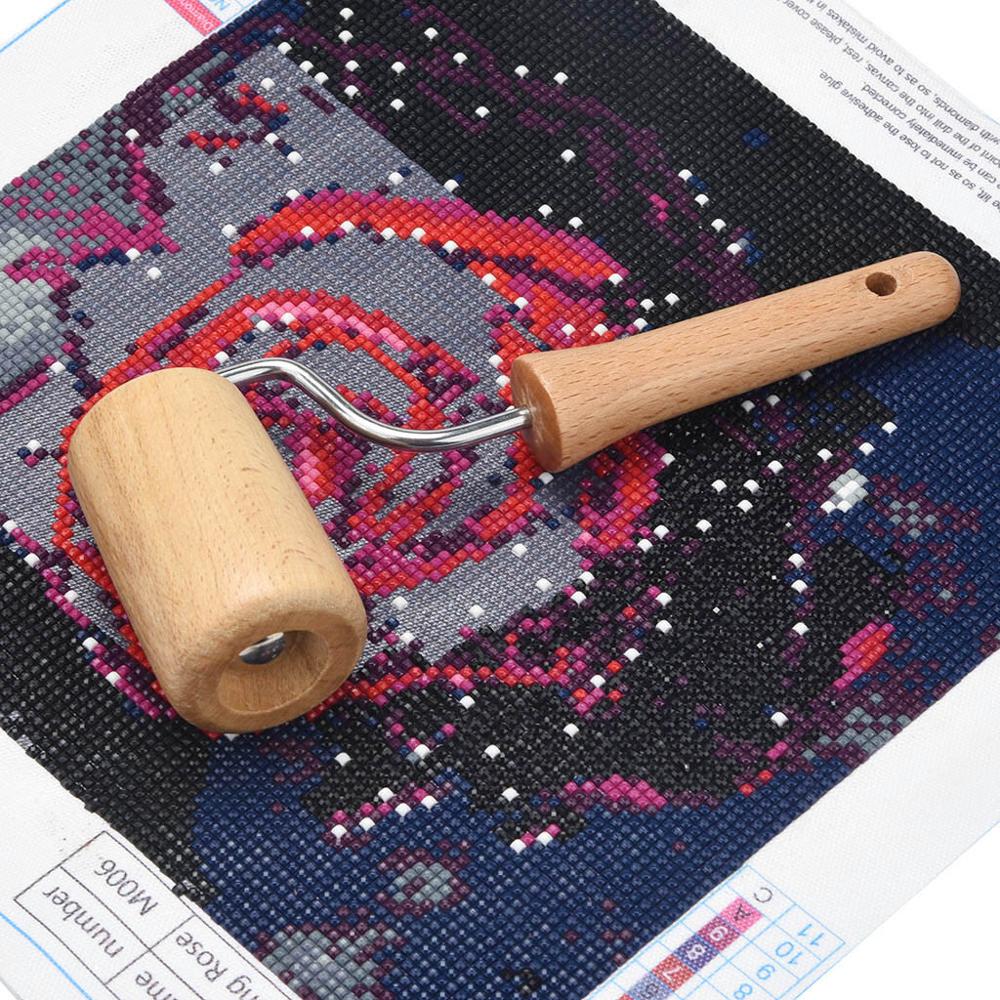Diamant målning korsstygn verktyg diamant målning plast roller färg slumpmässig scrapbooking stämpling