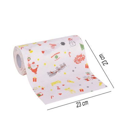 Christmas Toilet Roll Paper Home Santa Claus Bath Toilet Roll Paper Christmas Supplies Xmas Decor Tissue Roll 10*10cm: Christmas A2