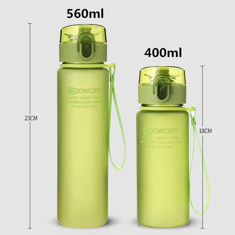 400 ml 560 ml vandflaske miljøvenlig plastik med låg vandretur camping min flaske flaske til vand udendørs vandflaske sport