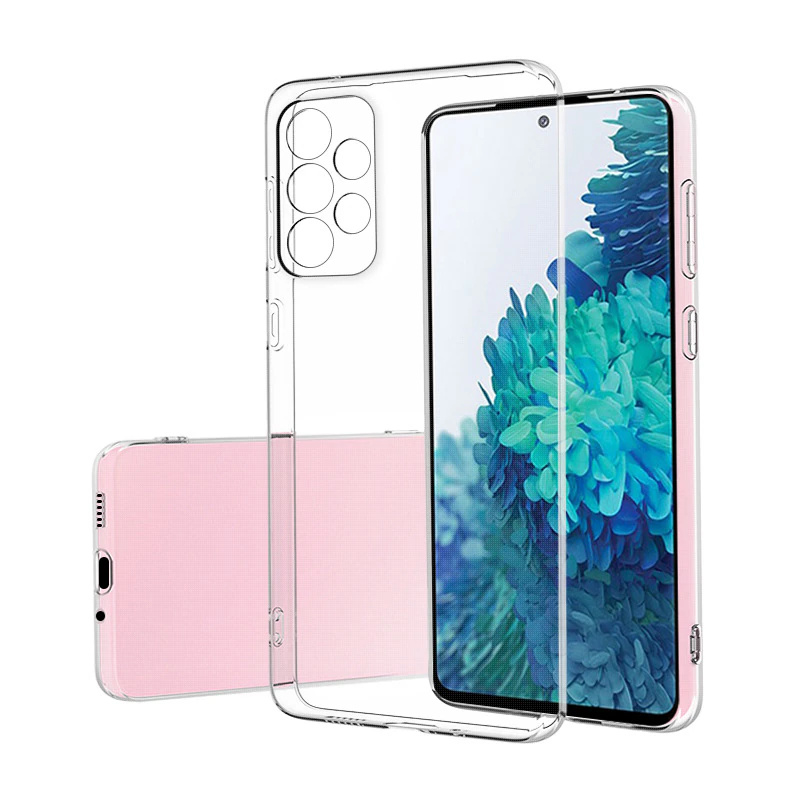 Coque transparente mince pour Samsung Galaxy A54 A34 A14 A24 5G A52 A13 A53 A51 A33 A71 A12 A32 A52S Coque transparente en silicone TPU