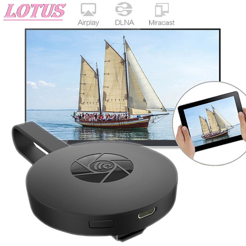 With WiFi Miracast adapter wireless TV stick TV Turner Stick 1080P HDMI dongle smart phone to TV projection mirror adapter.1pc。