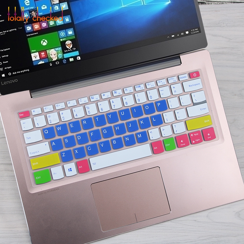 Pour lenovo ideapad c340-15iil c340-15iwl C340 15iil 15iwl 15 15.6 pouces C340-15 ordinateur portable Silicone clavier couverture peau protecteur: candyblue