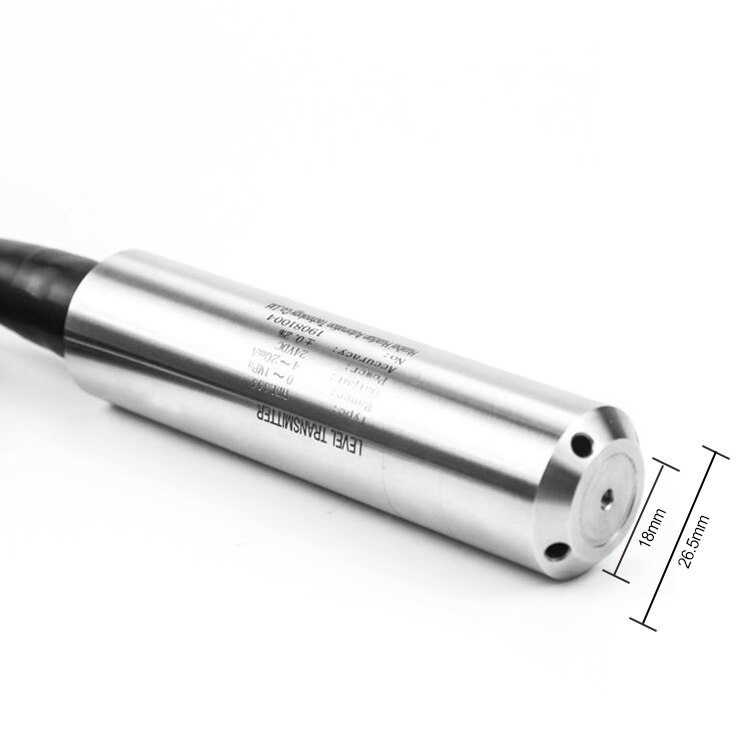 4-20mA Output,DC24V water deep well rainwater Tank Submersible Liquid Water level sensor