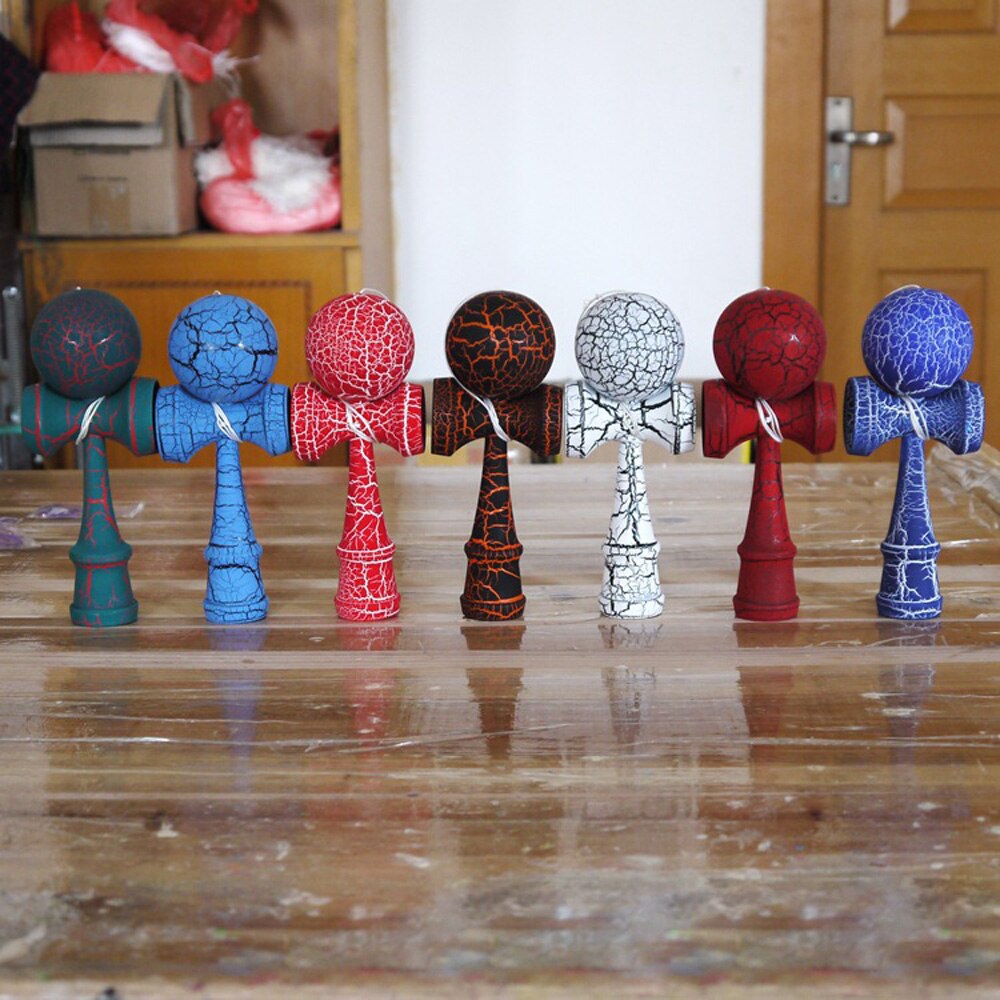 18.5 CENTIMETRI Kendama kendama Giocattolo Sport Abile In Legno per Esterni professionale Balls Giocattoli Per I Bambini Bambini Corde Professionale Per Adulti