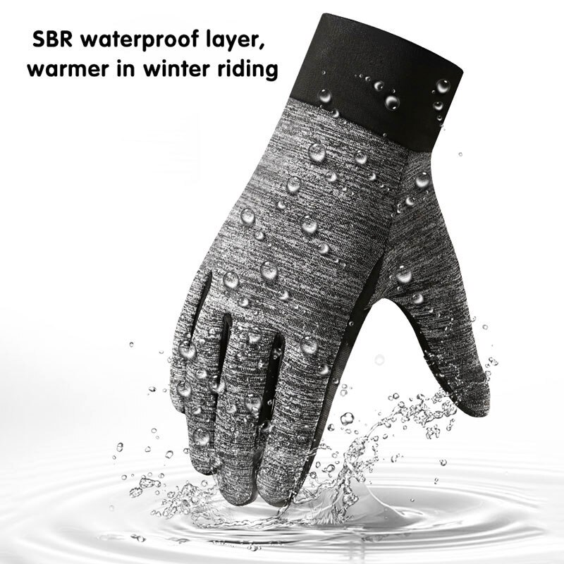 Gants d'hiver écran tactile gants voiture moto gants chauds antidérapant imperméable hommes femmes Guantes conduite équitation Sports de plein air