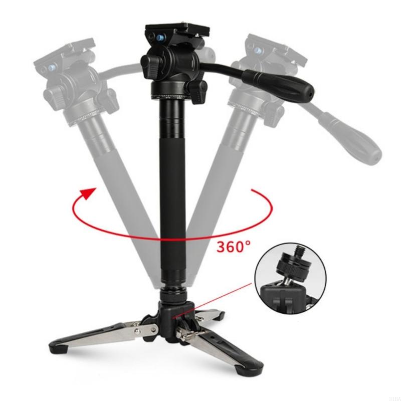 Obrotowy, odłączany statyw monopodowy o 360 stopni do lustrzanek cyfrowych i kamer wideo