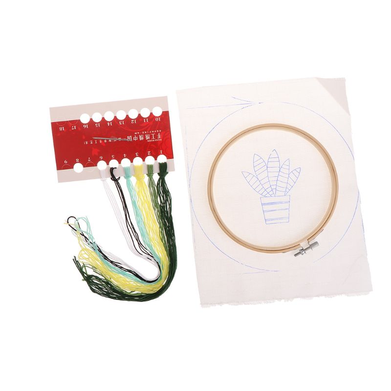 3D Piante Da Fiore di Stoffa FAI DA TE Manuale di Produzione Creativo Ricamo Ricamo A Punto Croce con cornice impostato per I Principianti 8 Stili