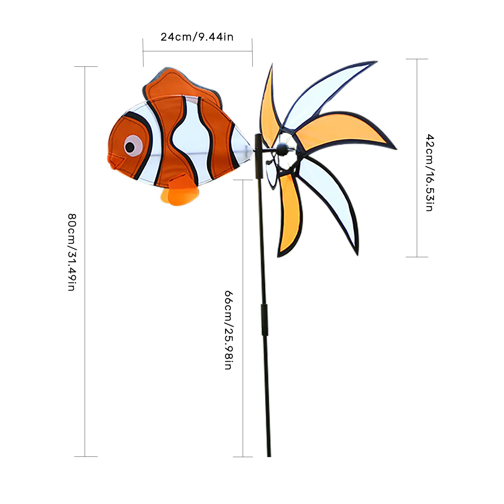 Creatieve Smeedijzeren Dolfijn Windmolen Leuke Kleur Oceaan Vis Windmolen Mode Tuin Windmolen Woondecoratie: D