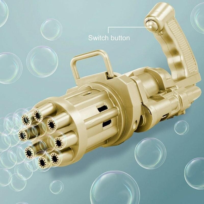 Bubble Gun Speelgoed Voor Kinderen Automatische Gasummer Zeep Water Bubble Machine 2-In-1 Bubble Machine Voor Kinderen Speelgoed