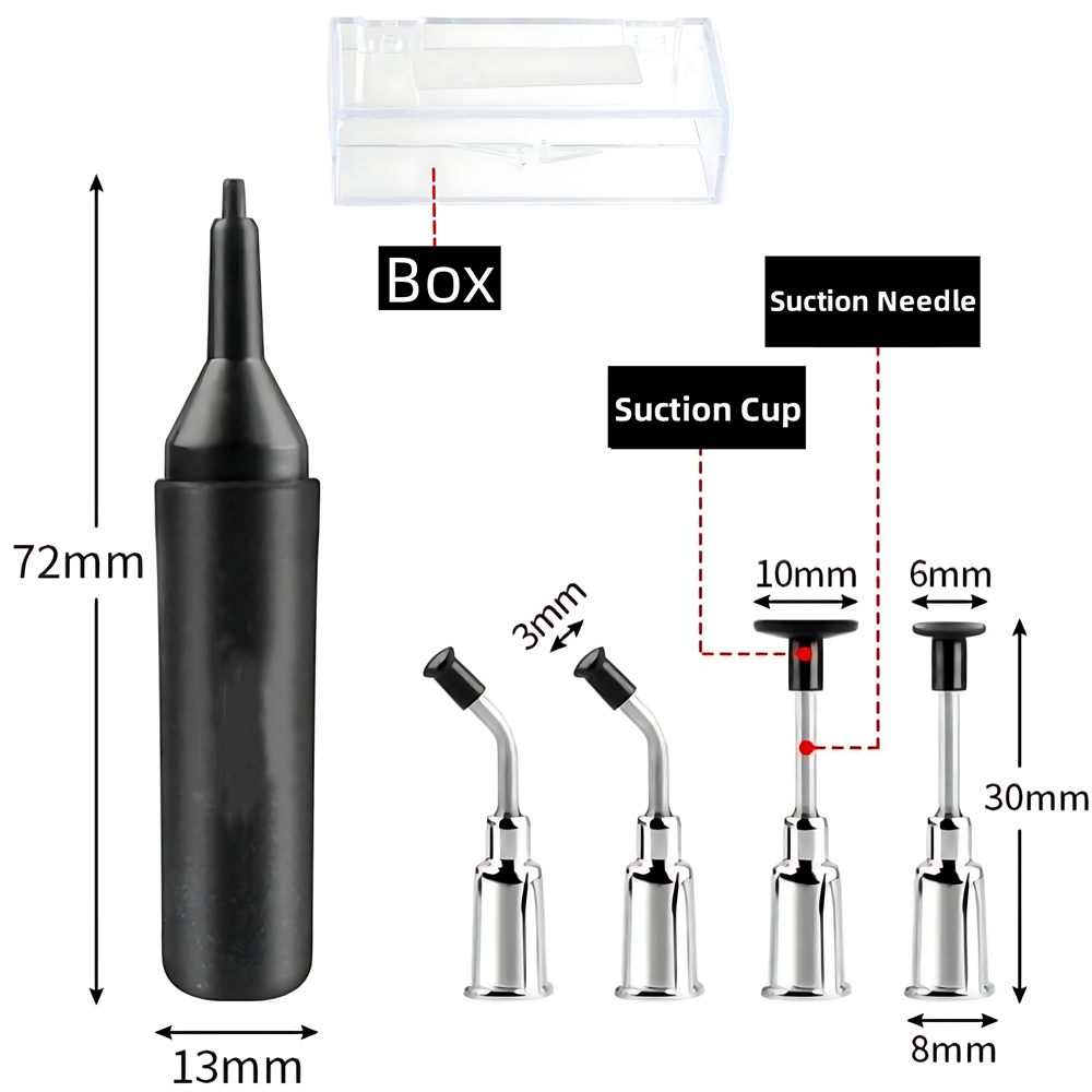 Mini potente bolígrafo de succión al vacío, ventosa antiestática, lente de teléfono móvil, extractor IC, 4 herramientas, bolígrafo de succión Manual al vacío