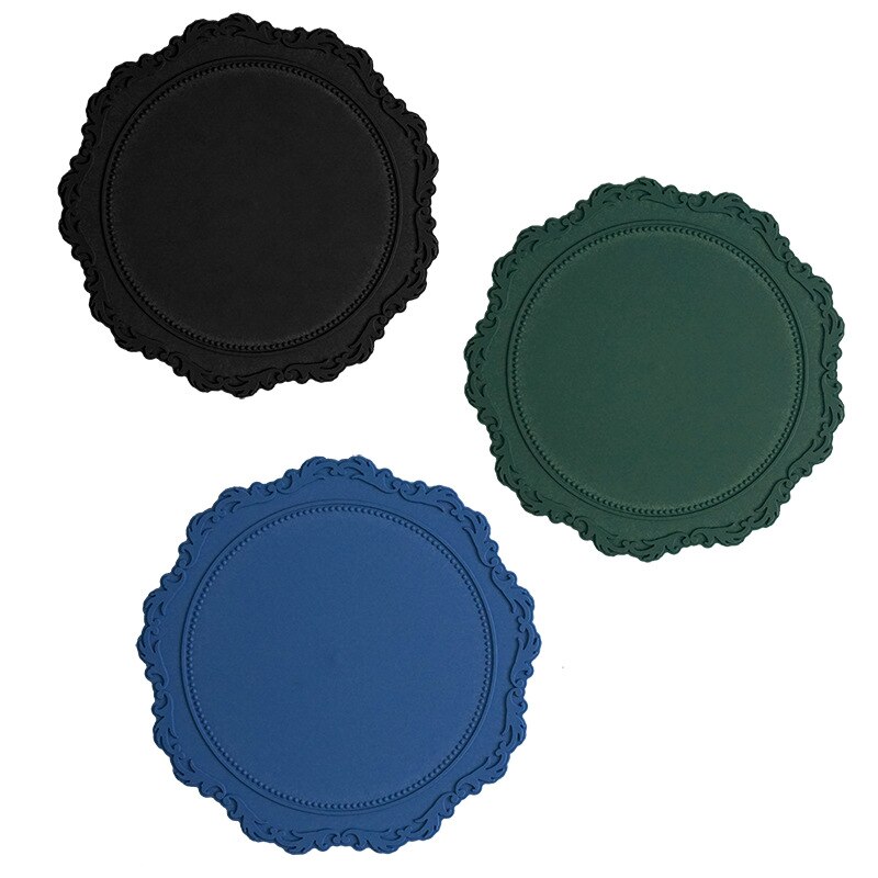 Coffee Potholder Korean Placemat Coffee Mat Out of The Plate Afternoon Tea Snack Plate Place Plate Cushion Cute and Simple