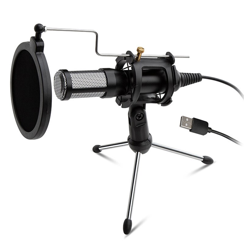 USB Microphone Condenser Microphone Computer Microphone Conference Voice PS4 Gaming Microphone USB MIC