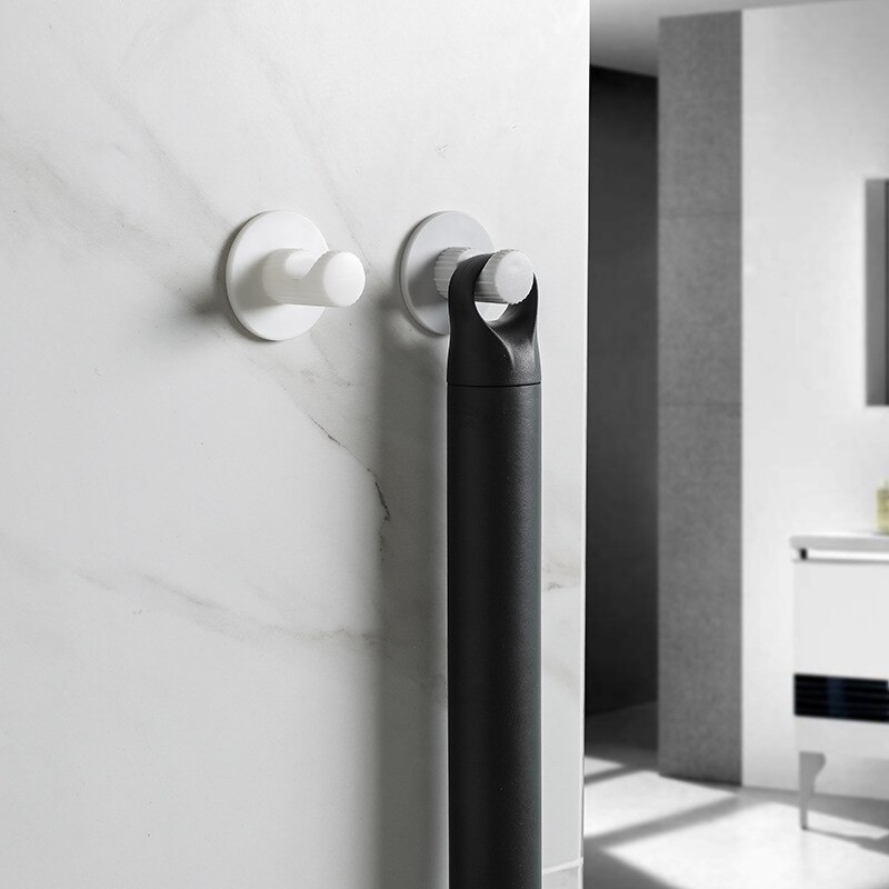 Zelfklevende huishoudelijke keuken muur deurhaak sleutelhouder rekken handdoekhouder plastic badkamer muurhaken