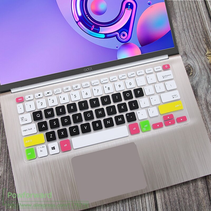 Pour ASUS Vivobook 14 A412F A412D A412FJ S412FL S412FA S412FJ S412DA S412UA S 412 Peau de Couverture De Clavier d'ordinateur portable Protecteur 14 Pouces: candyblack