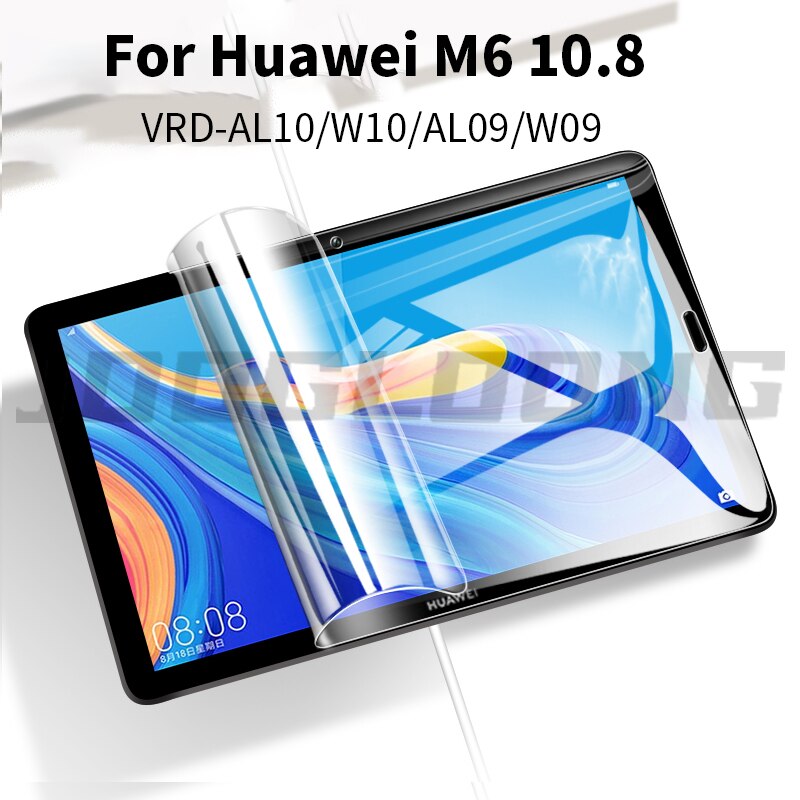 Película de hidrogel para Mate Pad Pro 10,8, Protector de pantalla de tableta de 10,4 pulgadas para Huawei MatePad M6 V6 8,4, película protectora trasera de TPU suave: Huawei M6 10.8
