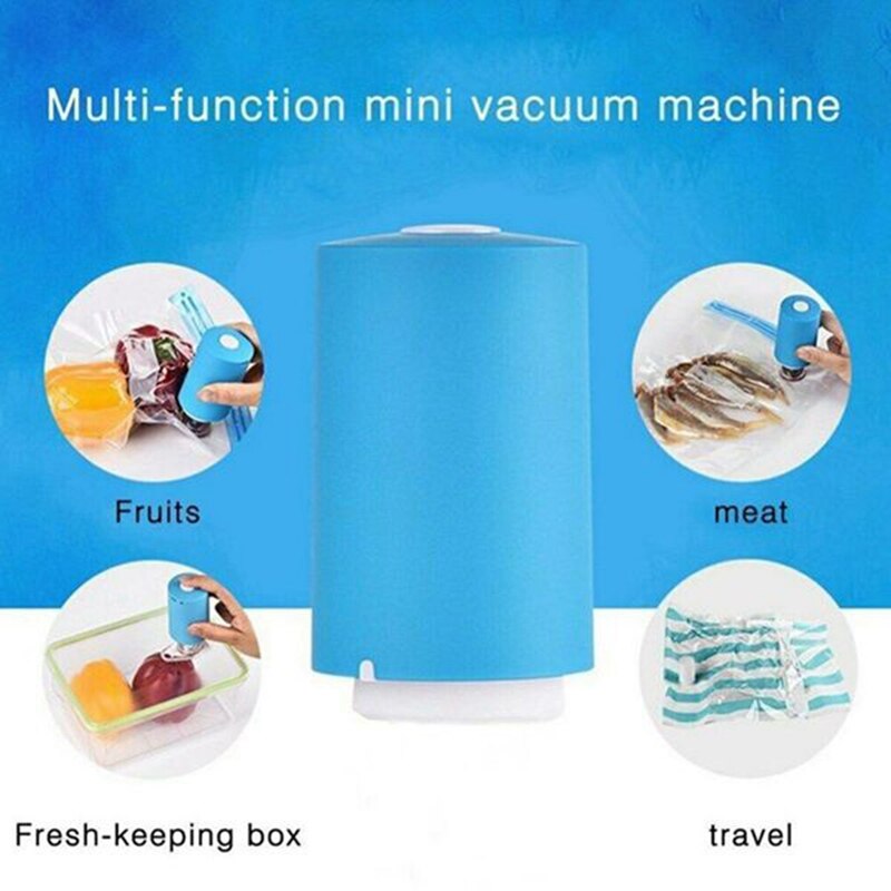 Scelleur Sous Vide avec sacs Sous Vide, sacs scellés Sous Vide réutilisables avec MINI scelleur Sous Vide automatisé, réutilisable et facile à utiliser, P
