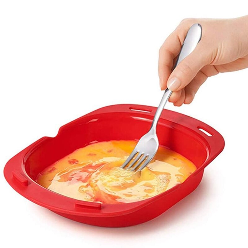 Silicone Omelette Maker Microwave Oven Non Stick Omelette Maker Egg Roll Baking Pan Omelette Tools Kitchen Accessories
