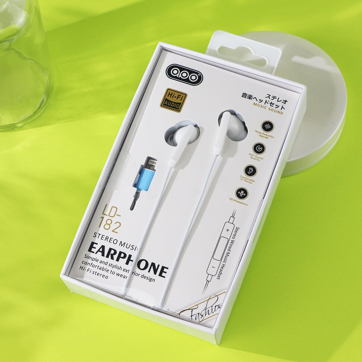 Earphone with microphone Wired Stereo hear phones for Apple iPhone 7 Wired Headset