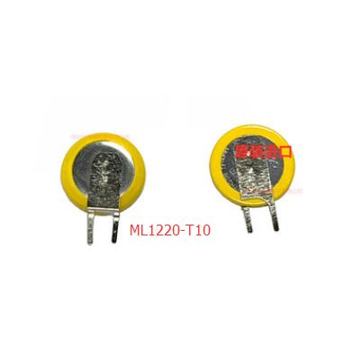 10PCS -1lot imported ML1220-T10 ML1220-T13 ML-1220/F1AN 3V rechargeable battery button battery