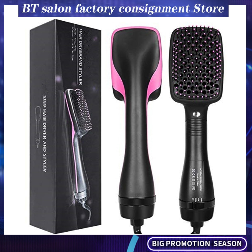 3 w 1 jeden krok włosów szczotko-suszarka elektryczny, gorący dmuchawa powietrza suszarka grzebienie ceramiczne jonów ujemnych zdrowia prostowanie włosów lokówka
