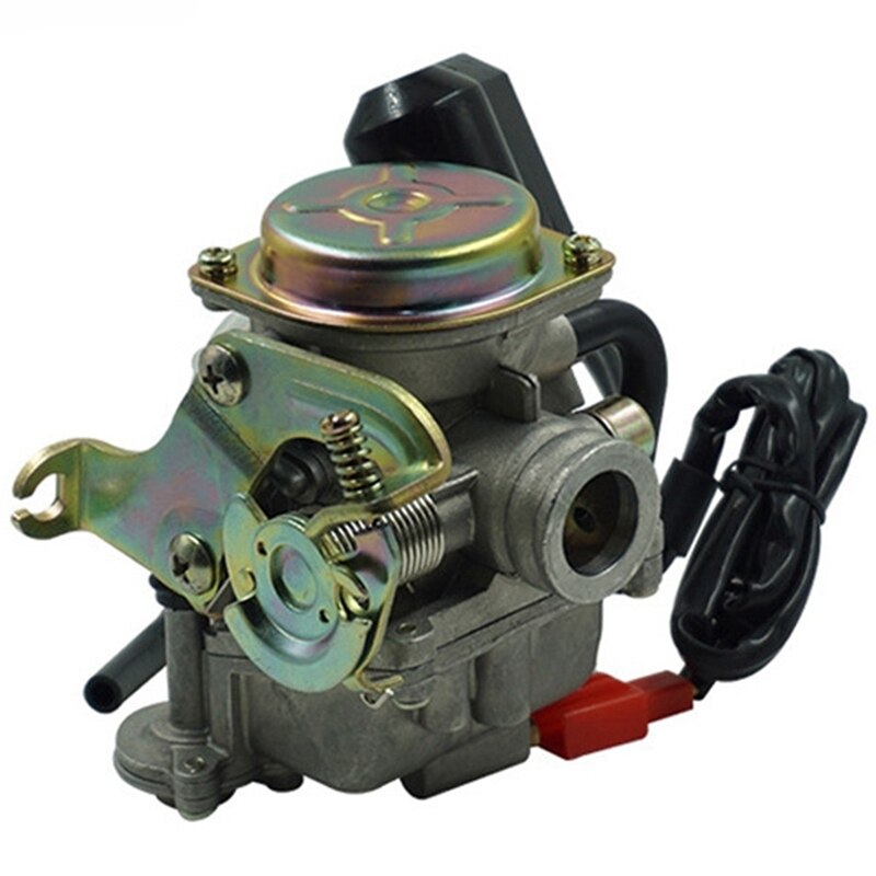 Motorcycle Carburetor Fit for GY6 50CC 49CC 139QMB 4 Stroke Scooter 18mm Intake Manifold: Default Title