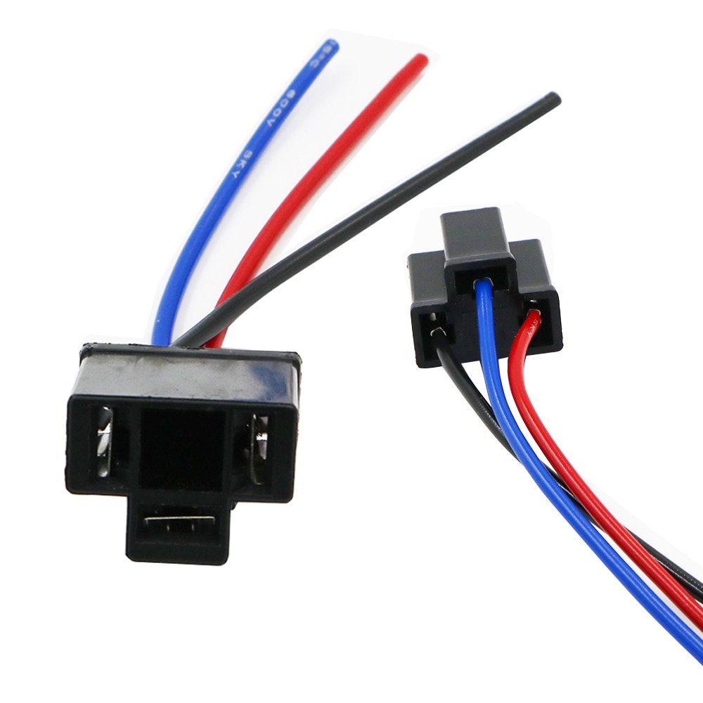 Ysy 2 kpl  h4 9003 hb2 auton kuorma liittimet naaras sovitushylsyyn auto lamppu kaapeli auton lampun