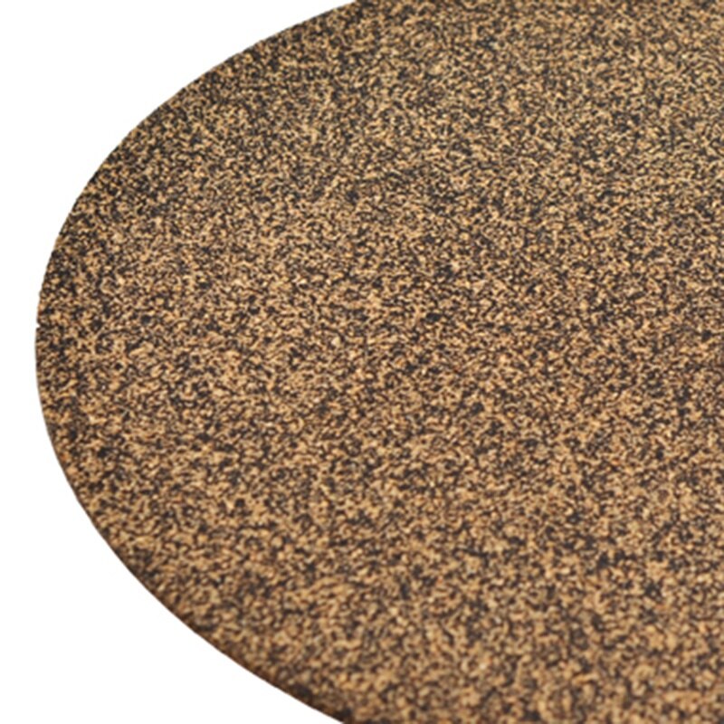 Cork & Rubber Turntable Platter Mat Slipmat Anti-Static for LP Vinyl Record