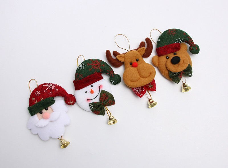 Chirstmas Bells Kerst Decor Xmas Kerstman Mooie Leuke Sneeuwman Boom Opknoping Hanger Ornamenten