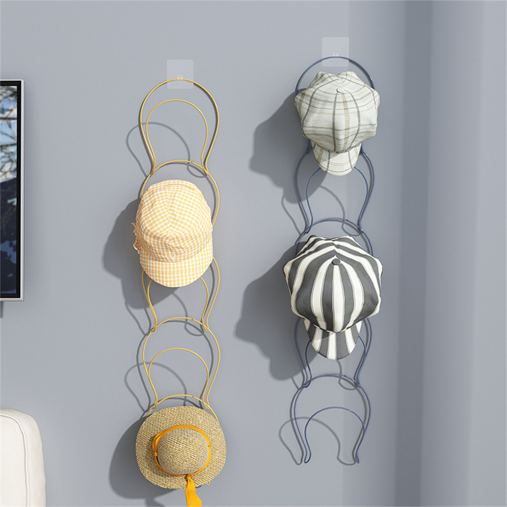 Baseball Cap Rack Hat Display Holder Door Closet Clothes Scarf Towel Round Storage Shelf Home Organizer