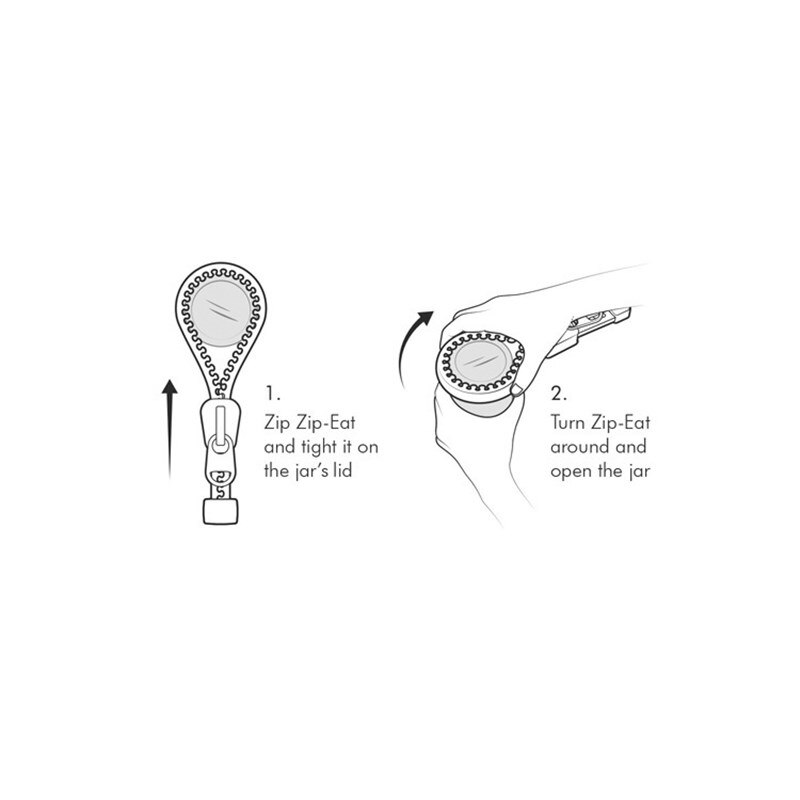 Ouvreur de pot à fermeture éclair Silicone polyvalent facile à saisir décapsuleur couvercle torsadé pour les Condiments de bouteilles de Soda en conserve