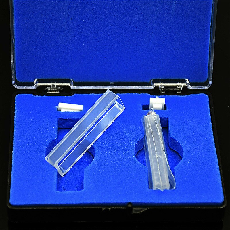 Quarz Küvette (Flüssigkeit Sonde Zelle) Absorption Zelle 5mm, Sauerei Reflektiert Licht Küvette 2 stücke/pk