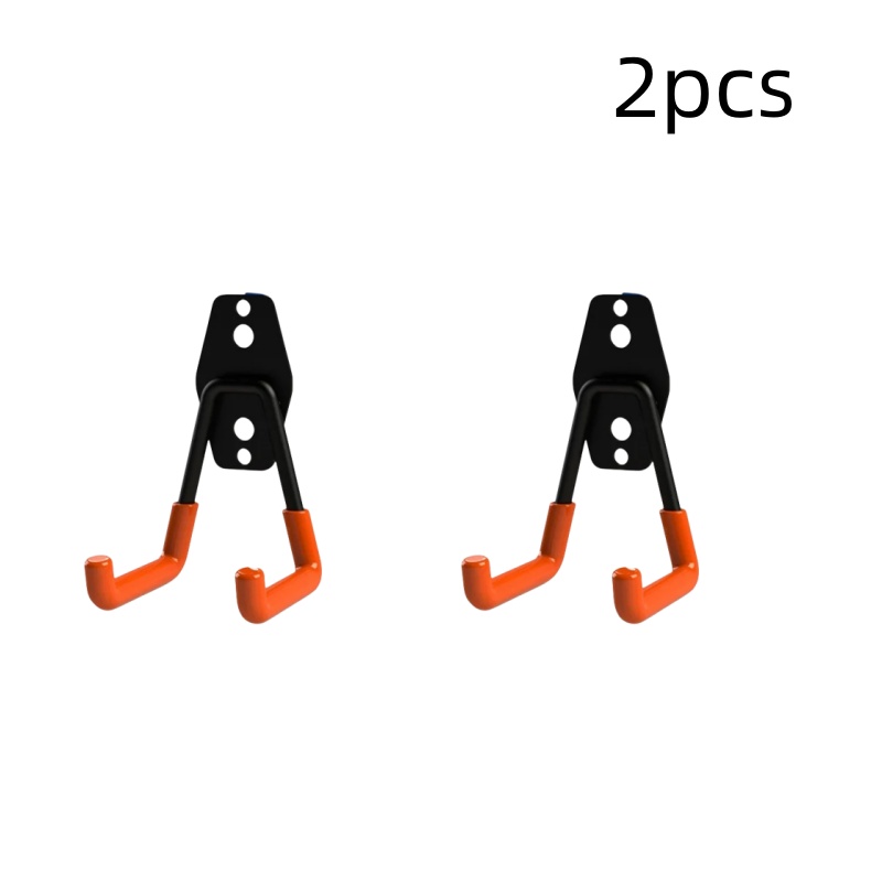 Crochet métallique robuste de 5 tailles, organisateur de Garage, support mural antidérapant, crochets de suspension de vélo, crochet de rangement pour échelles, outil de jardin: BEIGE