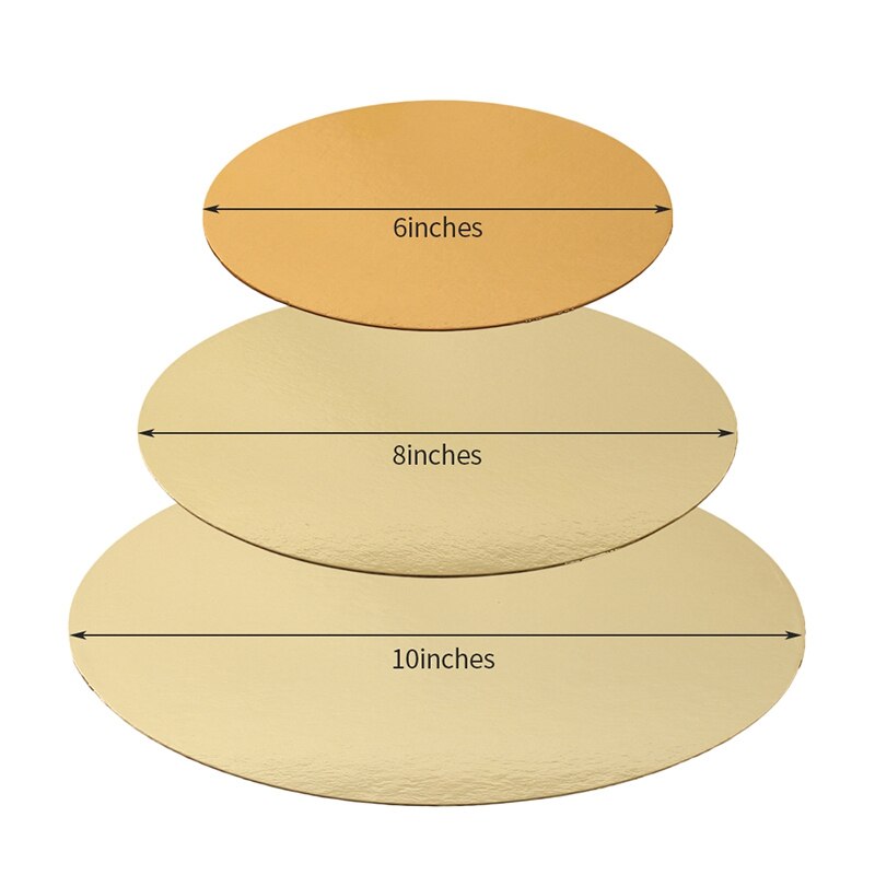 Cake Boards Set Van 18 Cake Cirkel Bases 6 Inch, 8 Inch, En 10 Inches 6 Van Elke