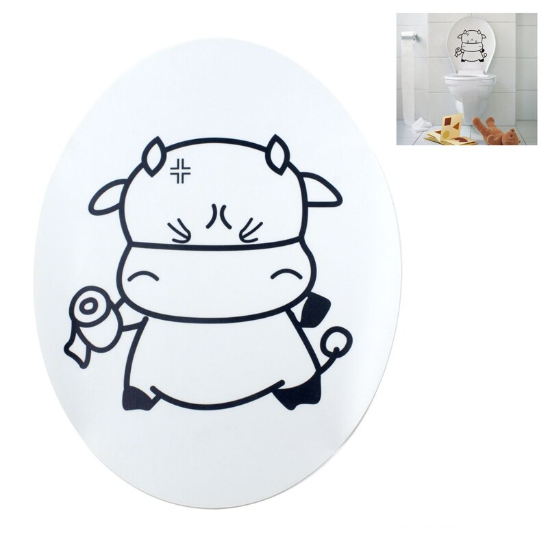 Sweet Cow Toilet Seat Cover Decal Sticker