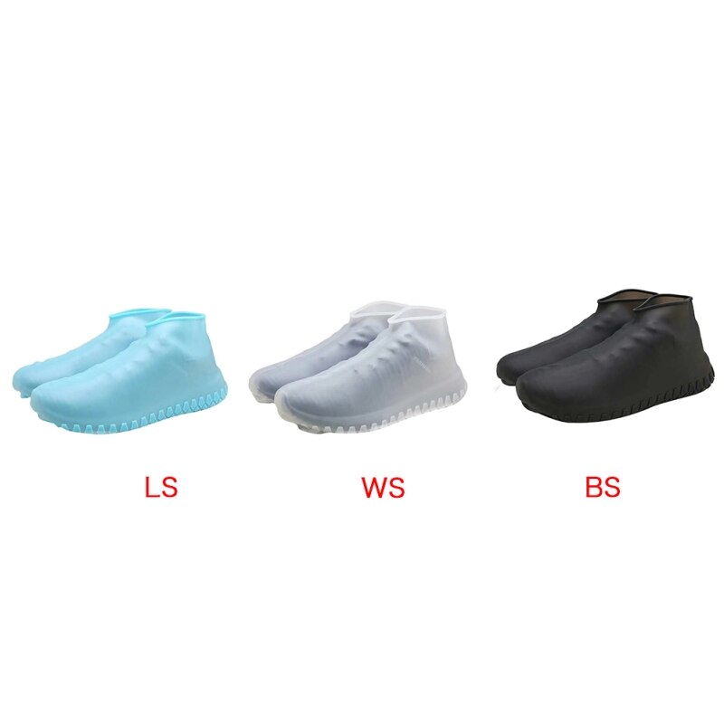Offre spéciale Réutilisable Couvre-chaussures Anti-Poussière Housse De Pluie Hiver Étape Chaussure Imperméable Couvre-chaussures En Silicone