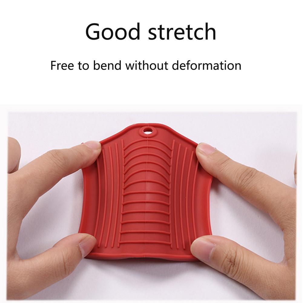Agarradera de silicona para olla, funda para guante, asa para sartén, herramientas de cocina, accesorios de cocina, 2 piezas