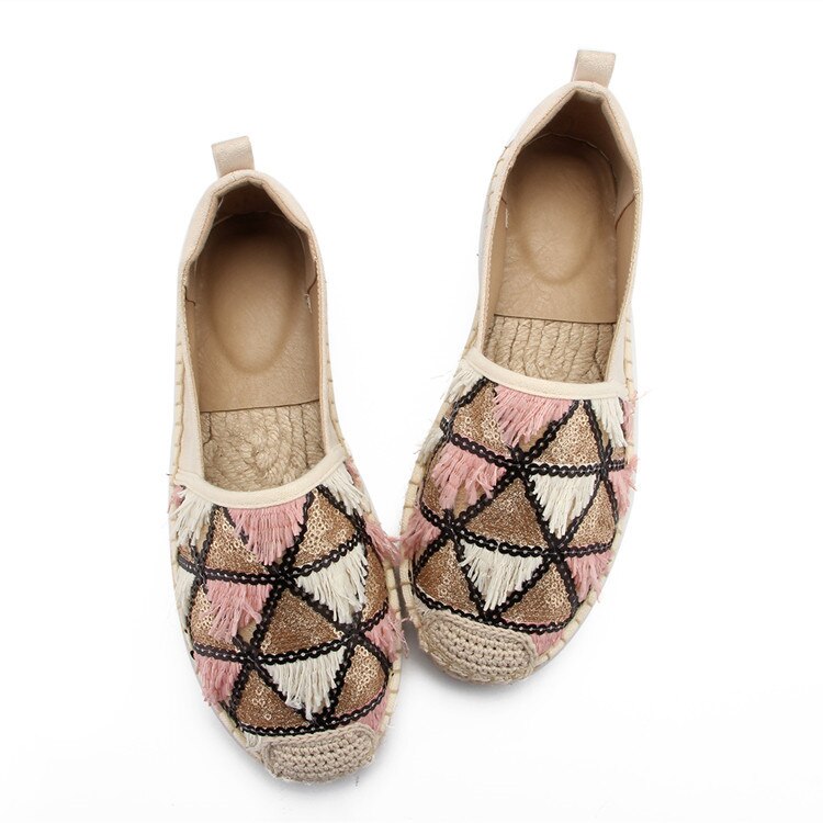 Spring flat espadrilles loafer,kvinner kjører loafers komfortable flate sko