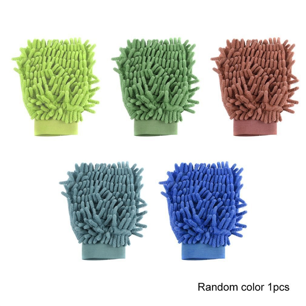 Fibre Ultrafine mitaine microfibre ménage lavage de voiture lavage de voiture nettoyage de voiture gant sec anti-rayures pour voiture nettoyage couleur aléatoire