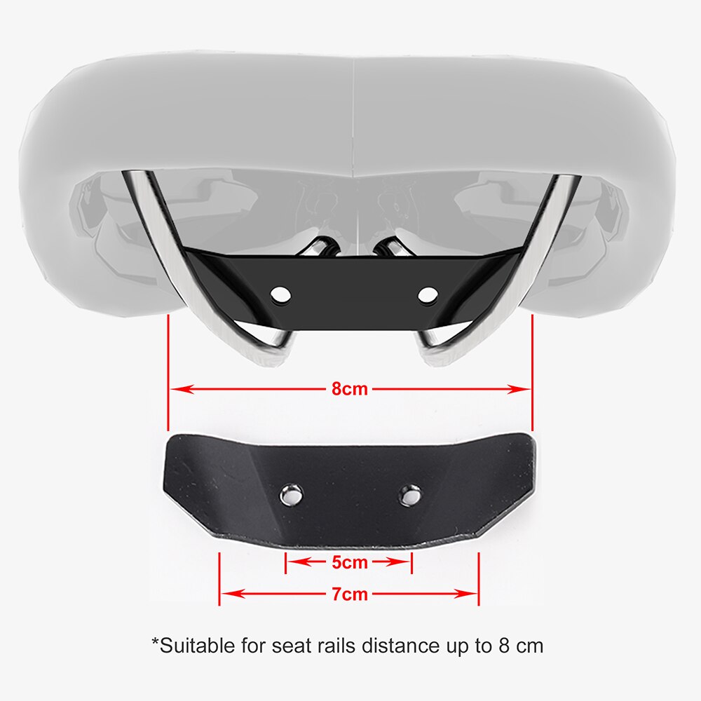 Rhinowalk Bike Saddle Bag Mount Stabilizer Bracket With Rubber Pads Rear Rack Bag Holder Bike Pannier BagTail Seat Saddle Bag