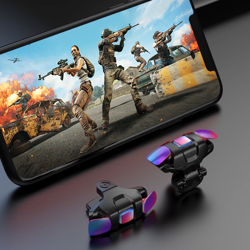 Telefoon Mobiele Gaming Knop Handvat Trigger Fire Shooter Game Joysticks Gamepad Voor Pubg Fire Schieten Doel Sleutel L1R1 Controller