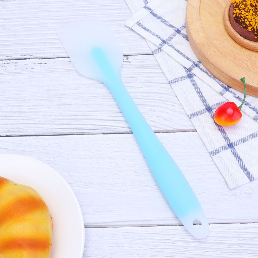 2pcs Silicone Cream Scraper Large Size Silicone Scraper Translucent Cream Scraper Cake Spatula Baking Tools for Home Restaurant(