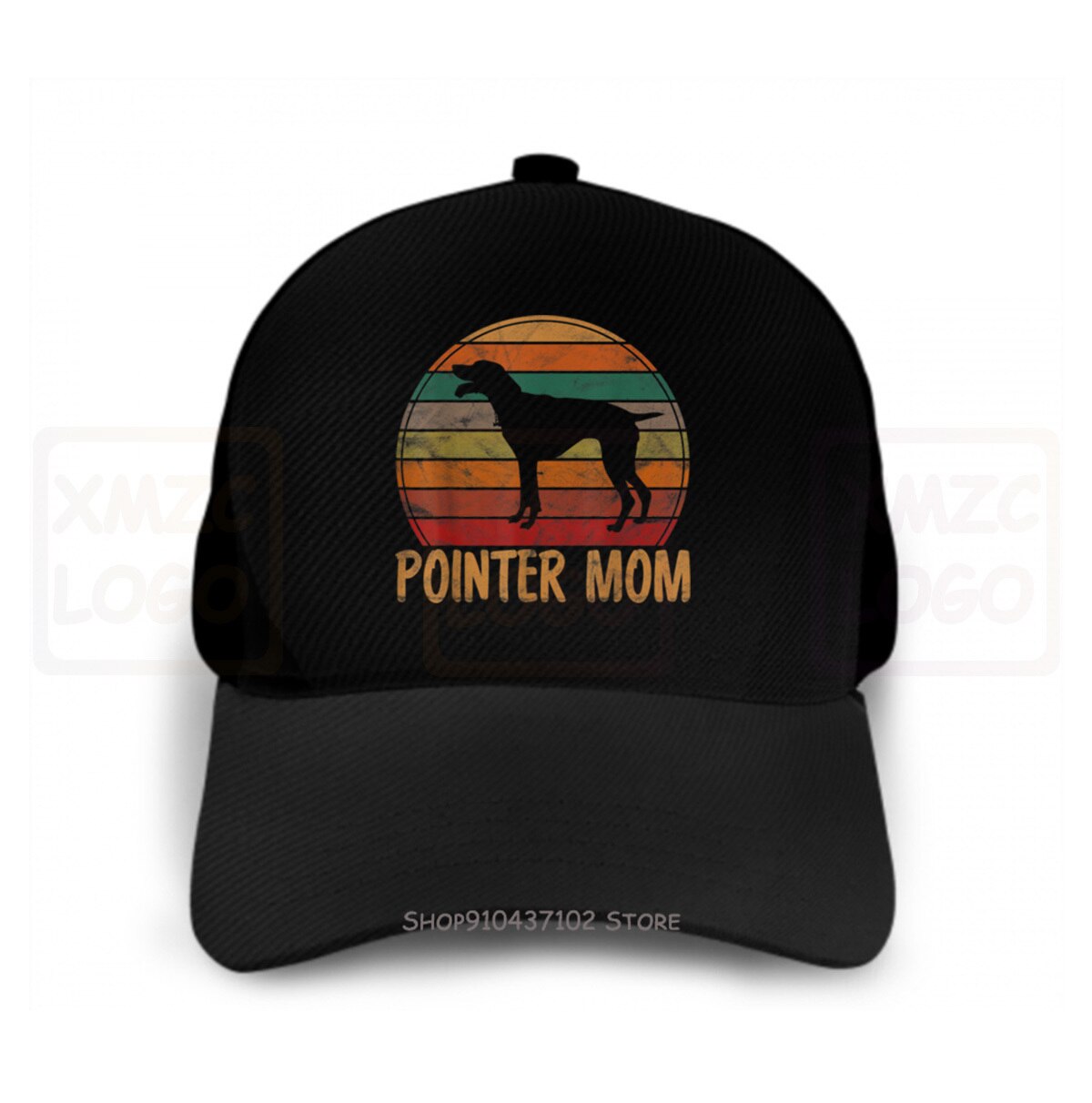 SchöNe retro Zeiger Mama Rott Hund murmeln Haustier Zeiger Mutter Baseball Kappe