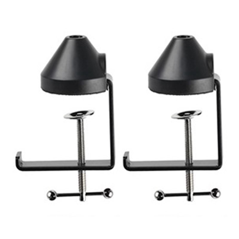 -2X Metal Table Mounting Clamp Cantilever Bracket Clamp For Microphone Suspension Boom Scissor Arm Stand Holder
