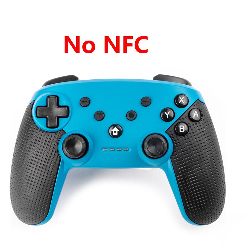 För nintend switch switch console joystick switch pro bluetooth wireless controller for nintend switch pro ns-switch pro nfc gamepad: Blå ingen nfc