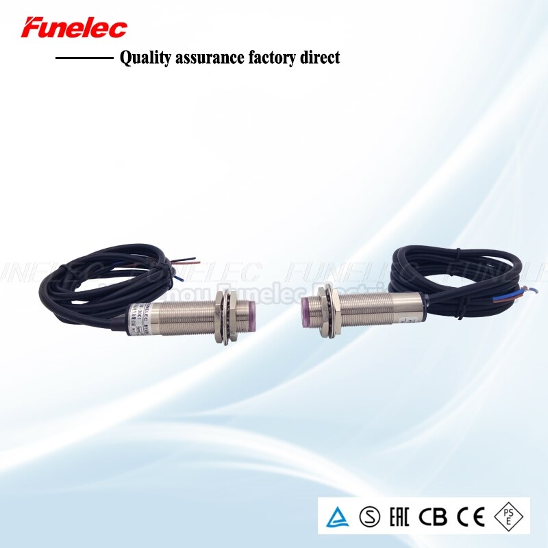 Infrared sensor NPN PNP Infrared Sensitivity Adjustable Long Distance Measuring Sensor Photoelectric Sensor Photocell Switch