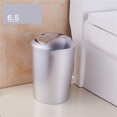 Dust Garbage Door Home Trash Can Cleaning Tools Rubbish Bin Kitchen Trash Rack Cabinet Wastebasket Kitchen Bag Holder: Silver