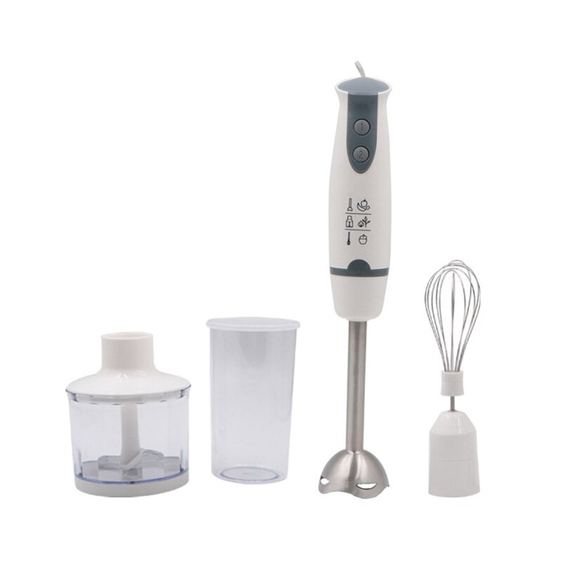 Multifunction 4 in 1 Electric Blender Mixing Stick with Measuring Cup Food Mixer for Smoothie Eggs Meats Food EU Plug