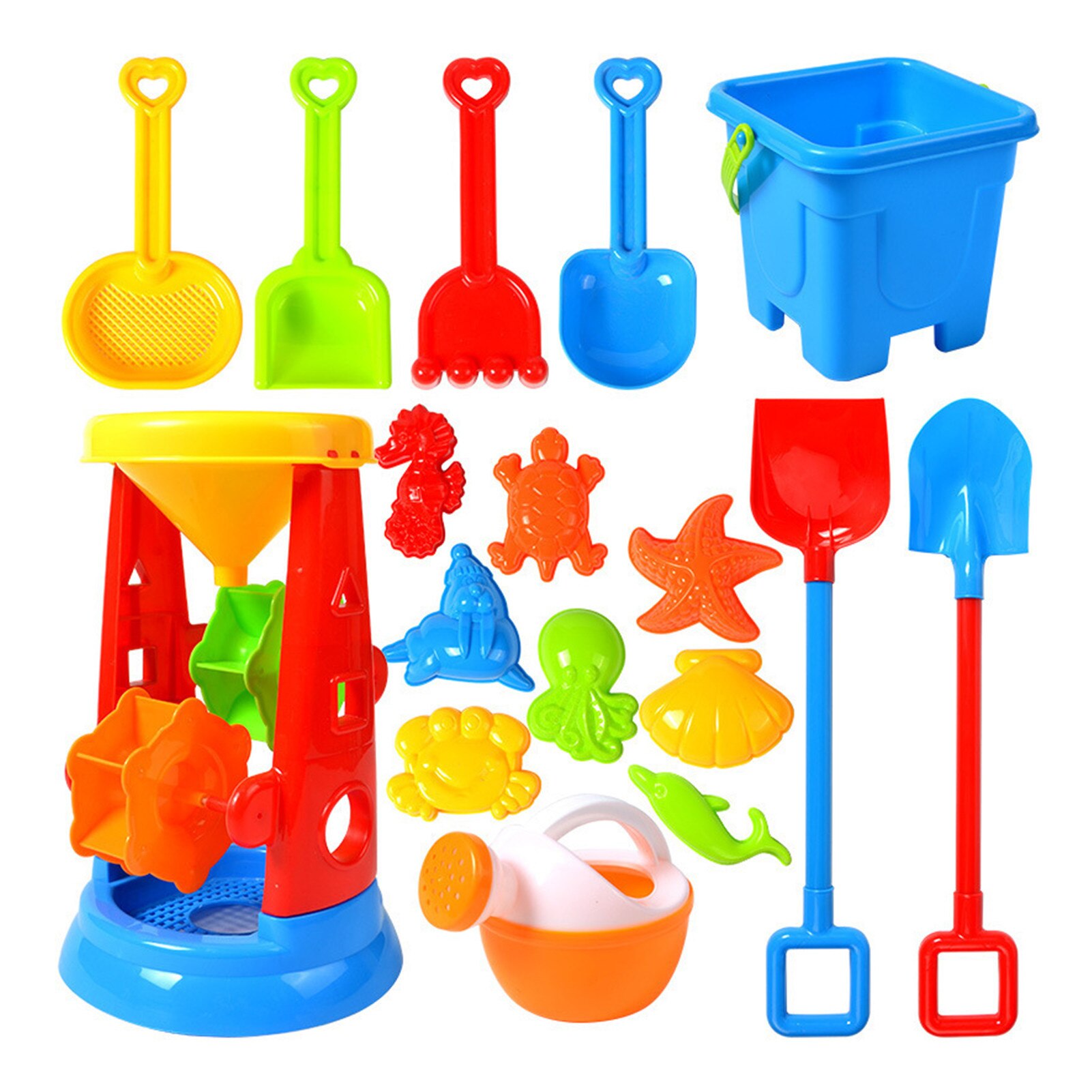 Kinderen Spelen Zand Strand Speelgoed Set Kasteel Emmer Spade Schop Hark Water Gereedschap Kind Veiligheid Zomer Siliconen Outdoor Zand Speelgoed: YELLOW