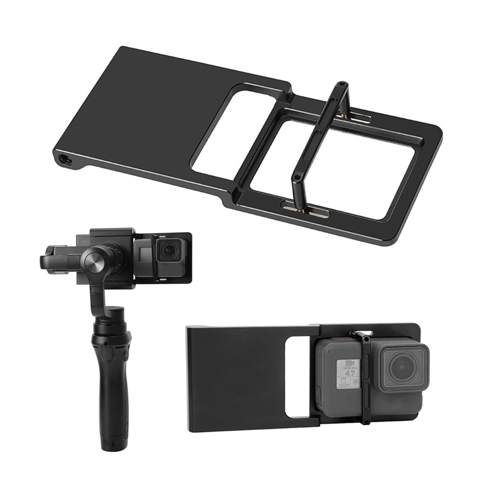 Handheld Gimbal Adapter Schakelaar Mount Plaat voor GoPro Hero 7 6 5 4 3 voor Xiaoyi 1 Yi voor DJI osmo Zhiyun Glad Q Mobiele