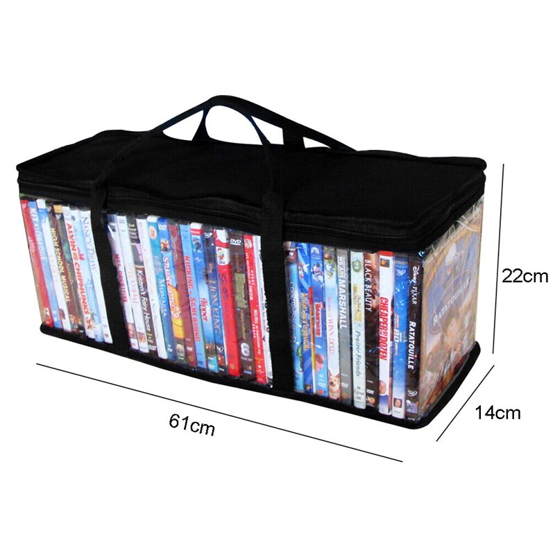 Mediaförvaringsväskor dvd-skiva cd-väska hållare albumorganisator multifunktionella förvaringsväskor bolsas  #07